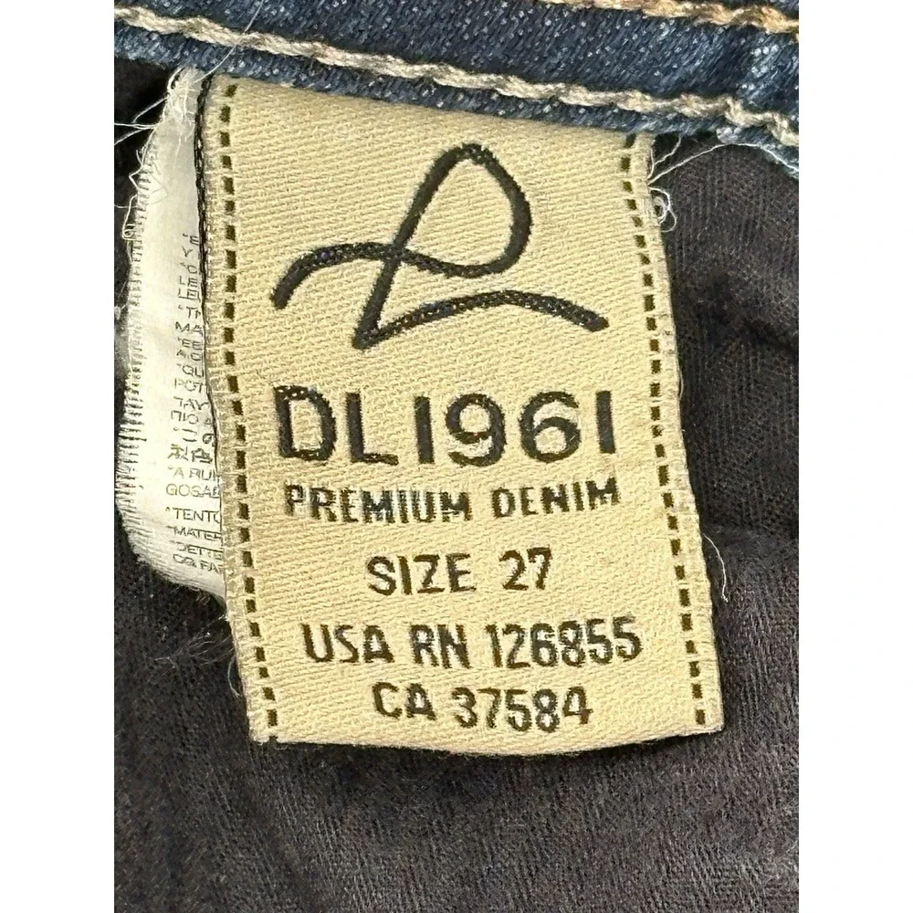 DL1961 Jennifer High Rise Bootcut Nirvana Jeans Premium Denim Women's Sz 27